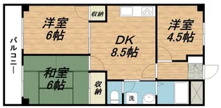 メゾン金子【5階】の間取り