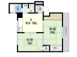第一東雲マンション【1階】の間取り