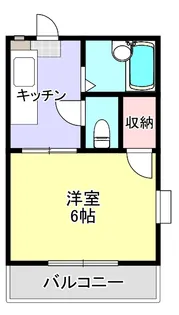 ツインヒルズA【2階】の間取り