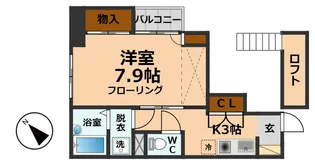 エスポワールM 本館【2階】の間取り
