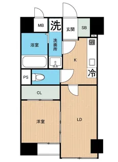 グレース下通り【3階】の間取り