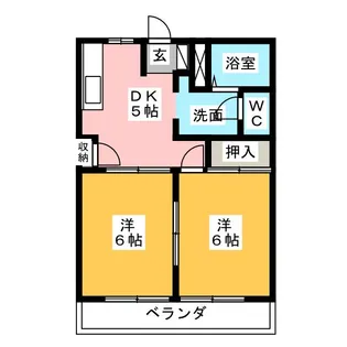 グレースマンションC【1階】の間取り