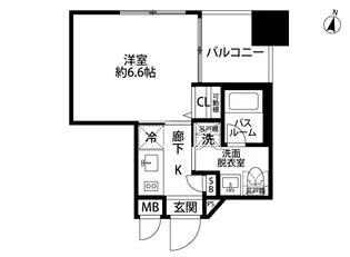 ZOOM新宿南Second【5階】の間取り