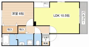 ラフォーレ【1階】の間取り