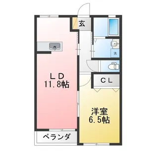 T-style小川新町II【1階】の間取り