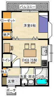 アドリームA【1階】の間取り