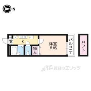セ・レスト薬大南【2階】の間取り
