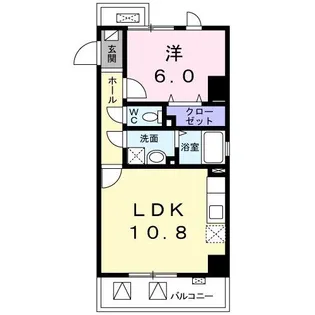 グランカーサ【4階】の間取り