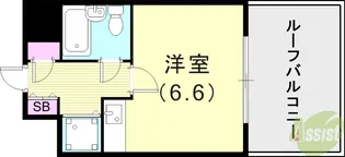 サンコート神戸【9階】の間取り