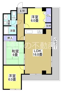 ドエル飛鳥 (601)【6階】の間取り