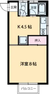 コーポラスSK【1階】の間取り