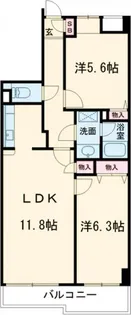KDXレジデンス二子玉川【5階】の間取り