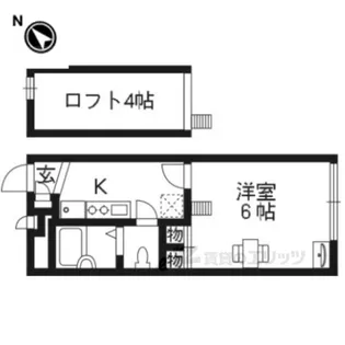 レオパレスニューリバー松本【1階】の間取り