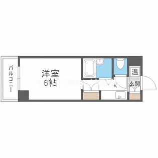 インターナショナル玉造【6階】の間取り