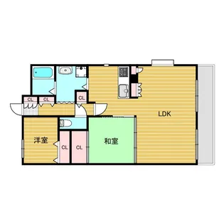 ブルックパレス【7階】の間取り