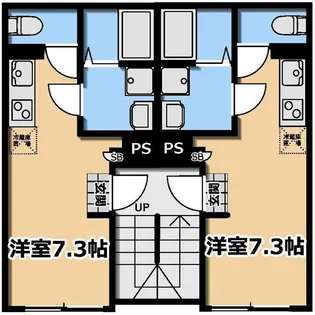KI-FLAT山吹町【4階】の間取り