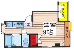 リバティ1【4階】の間取り