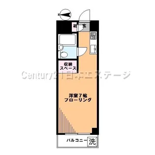 旗の台アネックス【3階】の間取り