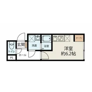 クォーク川崎【3階】の間取り