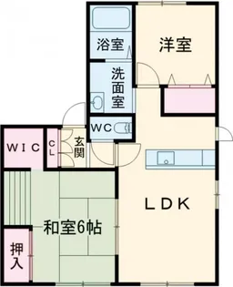 ハイツ熊見II【2階】の間取り