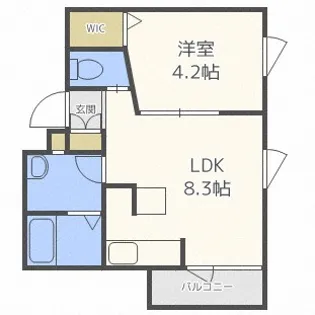 ラ・テラス【1階】の間取り