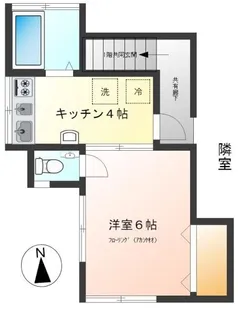 フラットグリー【2階】の間取り
