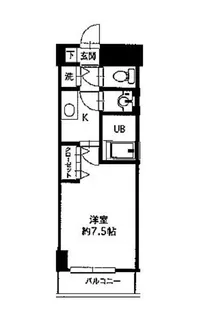 HF銀座レジデンスEASTII【4階】の間取り
