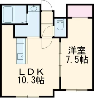 仮)苫小牧市北栄5丁目新築AP【3階】の間取り