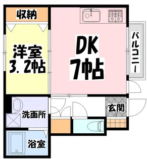 リヴィエールII【1階】の間取り