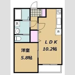 グランデュールIII仙台東郡山【1階】の間取り