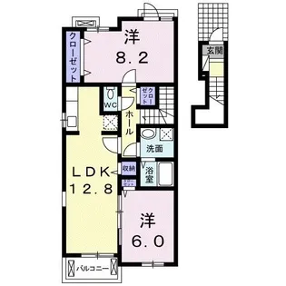 コローネ II【2階】の間取り