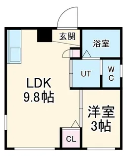 Ceres岩塚駅前B棟【3階】の間取り