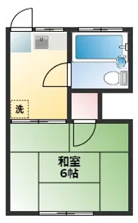 第二吉野ハイム【2階】の間取り
