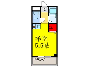 ラポ-ル37【5階】の間取り