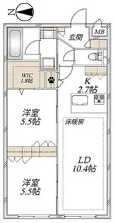 シャルマンSKJ【1階】の間取り