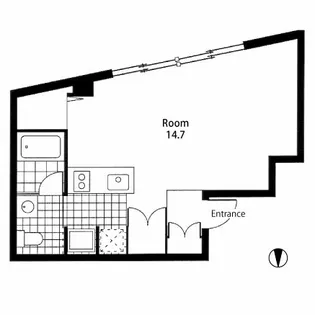quaranta1966【5階】の間取り