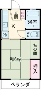 コーポ古川【2階】の間取り
