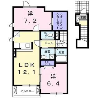シャイニング スマイル3【2階】の間取り