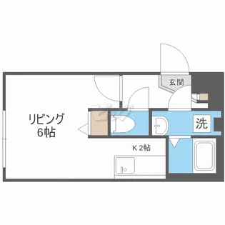 フロンティア【3階】の間取り