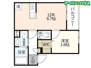 REGALE 船頭町【1階】の間取り