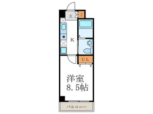 COMODO16【4階】の間取り