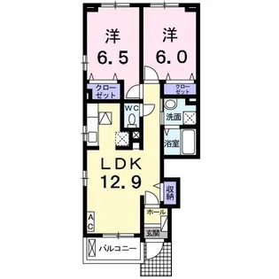 セレーノ チェーロIII【1階】の間取り
