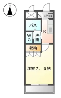 グリーン・ビレッジII【2階】の間取り