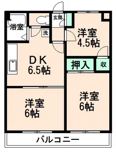 ハイツタチバナ【2階】の間取り