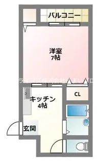 ケーズリオーネ【1階】の間取り
