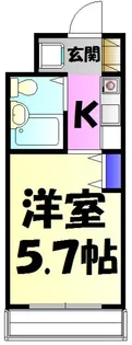 グルックハイム稲毛【1階】の間取り