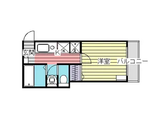 東京都北区東十条4【マンション】の間取り