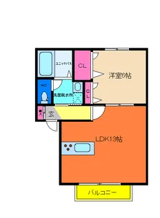 スプレモ泉が丘【2階】の間取り
