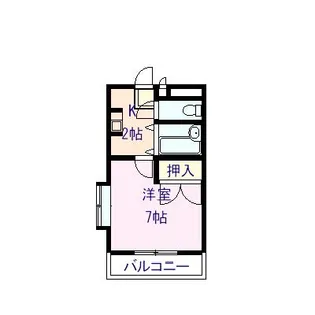 シングルス【2階】の間取り