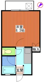 ホットハウス【1階】の間取り